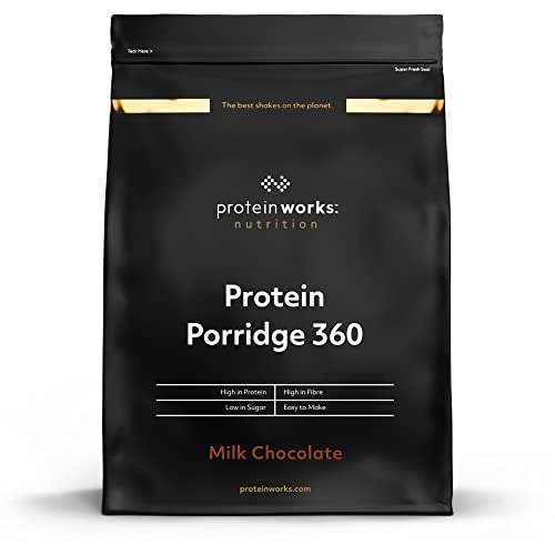 Protein Works - Protein Porridge 360 | Mit zusätzlichen Vitaminen & Mineralien | Proteinreiches Frühstück | Kalorienarme Haferflocken | 26 Servings | Milchschokolade | 2kg
