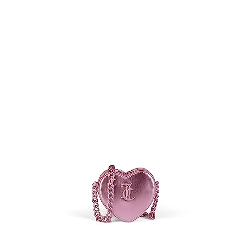 Juicy Couture - Umhängetasche HEART PARTY BAG aus polyurethan, rose (19 X 6.5 X 17.5 cm)