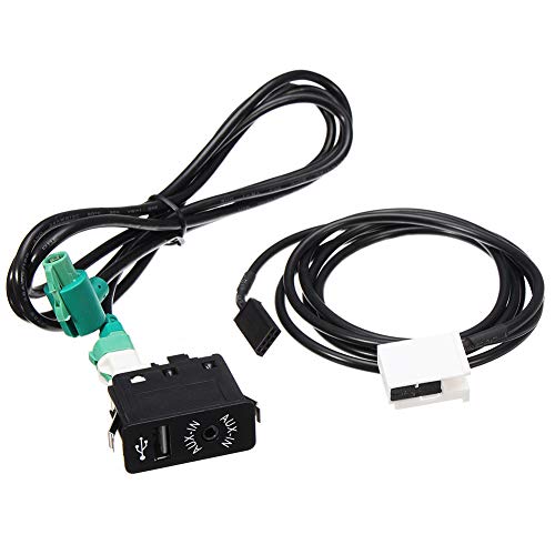 MASO AUX-IN USB Switch Connector USB Draht Aufladen Auto AUX USB Port 12 Pin für BMVV E60 E63 E64 E65 E66 E81 E82 E87 E88 E70 E90 E91 E92