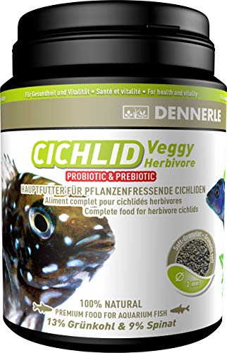 Dennerle Cichlid Veggy 1000 ml - Fischfutter für pflanzenfressende Cichliden