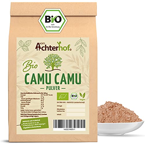 Camu Camu Pulver Bio | 500g | natürliches Vitamin C | 100% reines Fruchtpulver aus der Beere