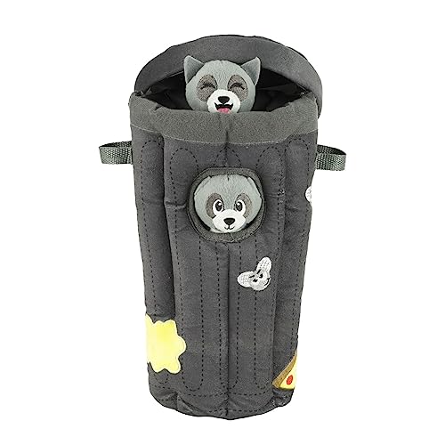 Outward Hound Hide A Raccoon Plush Dog Toy Puzzle