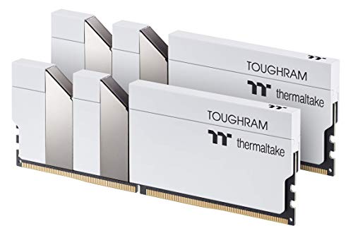 Thermaltake Toughram R020D408GX2-4400C19A DDR4 4400 MHz C19 16 GB (8 GB x 2) Speicher Intel XMP 2.0 Ready mit Echtzeit-Leistungsüberwachungssoftware Weiß
