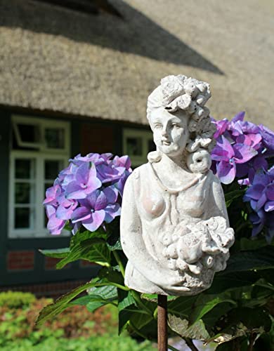windschief living Zauberhafter Gartenstab, Beetstecker Fleurette im Antique Shabby chic Stil