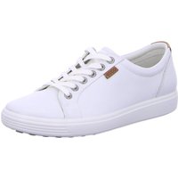 Ecco Damen Soft 7 Sneakers, Weiß (White 1007), 39 EU (6 UK)