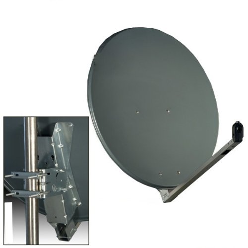Gibertini SAT Antenne 75x80cm Aluminium Anthrazit