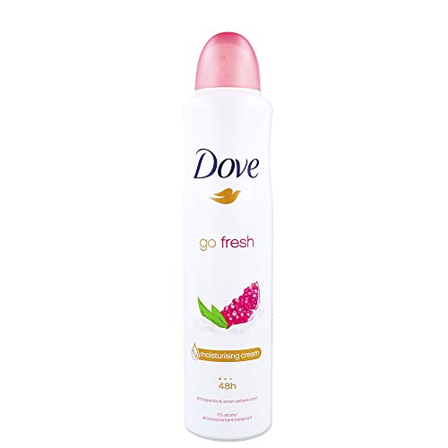 6 x Dove Natural Go Fresh Spray Granatapfel Deodorant Körper