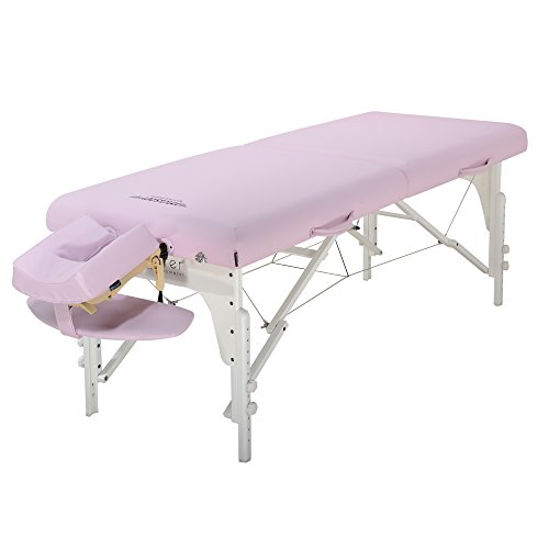 Master Massage 79cm Montclair Mobil tragbar Massageliege Massagebett Massagebank Kosmetikliege (Standard Kristallrose)