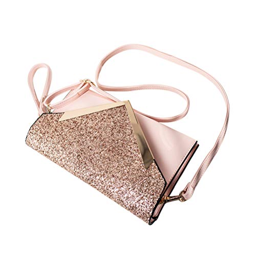 VALICLUD 1 stück Rosa Abendtasche Handtasche Hochzeit Nachricht Tasche Handtasche Geldbörse Einfache Kette Tasche für Frauen Damen