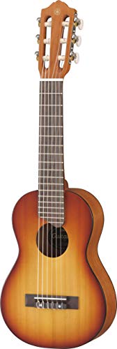 Yamaha GL-1 TBS Guitalele braun sunburst - Perfekter Hybrid aus Gitarre und Ukulele - Kleine 1/8 Reisegitarre aus Holz inkl. Gigbag