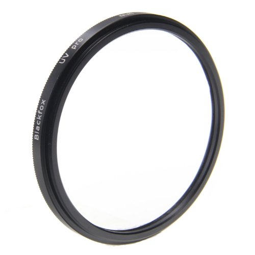 BlackFox UV PRO Filter / Schutzfilter 62 mm (16x beschichtetes MC-Glas, Slim-Metallfassung, Lotuseffekt)