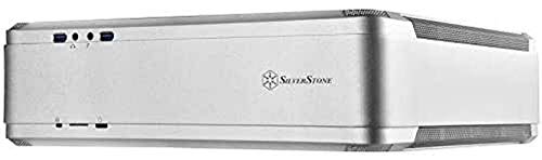SilverStone SST-FTZ01S-E - Fortress High-End Mini-ITX Gaming HTPC Gehäuse, PSU ATX optional, silber