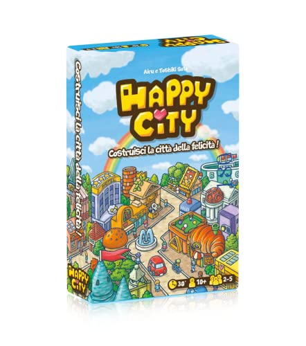 Happy City Brettspiel auf Italienisch