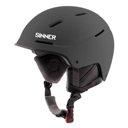 SINNER Whistler-Matte Dk Grey-S (50-54) Helm, Mehrfarbig (Mehrfarbig), S