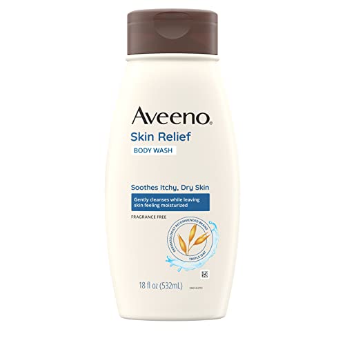 Aveeno Active Naturals Fragrance Free Skin Relief Body Wash, Soothing Oatmeal, 18 oz.