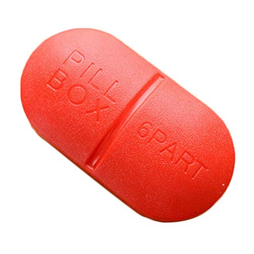 SMBAOFUL Mini Foldable Pill Box: Tragbares Reisepillenetui mit niedlichem Design und sicherer Aufbewahrung