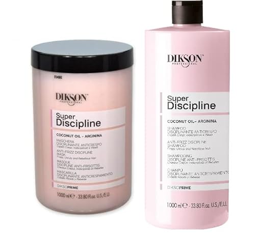 Kit Super Diszipline – Maske 1000 ml, Shampoo 1000 ml – DiksoPrime