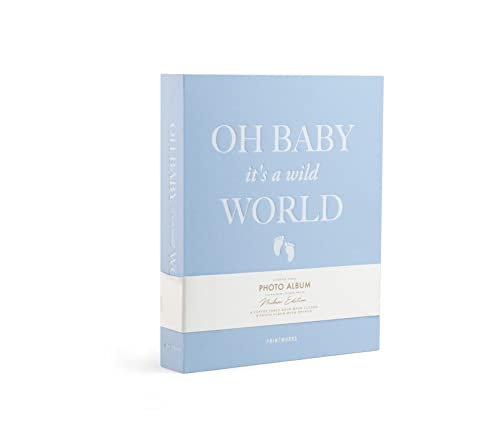 PrintWorks Album-Baby It's a Wild World (Blue) Photo Alben, Multi, OneSize