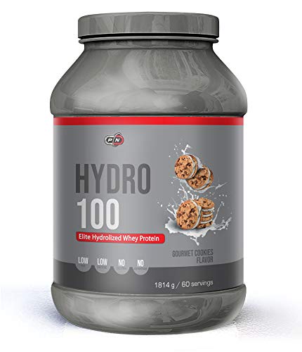 Pure Nutrition HYDRO 100 WHEY HYDROLYSAT Protein Pulver|Molkenproteinpulver Drink|Molkepulver Muskelaufbau Low Carb Fat Stevia|Schoko Cookies Molke Eiweiß|Premium German Qualität|15|30|60 Portionen