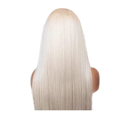 XXZY Echthaar-Perücken für Damen, langes glattes Haar, um die Gesichtsform zu ändern, geeignet für tägliche Cosplay-Party-Mädchen-Perücken