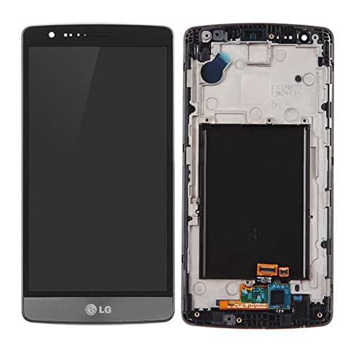 MicroSpareparts Mobile LG G3 S D722 LCD Screen and Digitizer with Front Frame, MSPP71813 (Digitizer with Front Frame Assembly Gray)