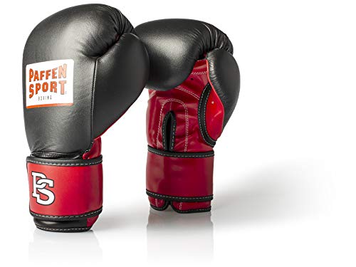 Paffen Sport Allround ECO Boxhandschuhe für das Training; schwarz/rot; 16UZ