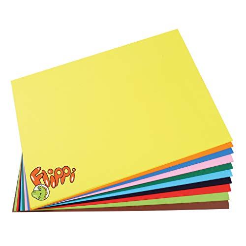 Flippi Fotokarton, 50x70 cm, 300g/qm | Wiemann Lehrmittel (100 Bogen in 10 verschiedenen Farben)