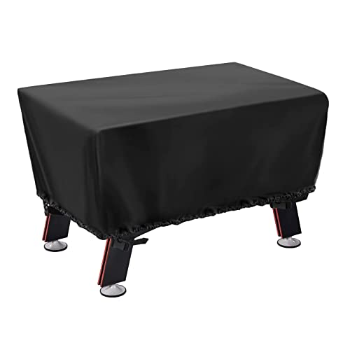 Onlyme Fußballtisch-Abdeckung, wasserdicht, für Fußballtisch und Erwachsene, staubdicht, rechteckig, Schwarz, 145 x 115 x 72 cm