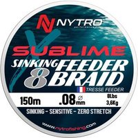 NYTRO SUBLIME X8 SINKING FEEDER BRAID 0,08