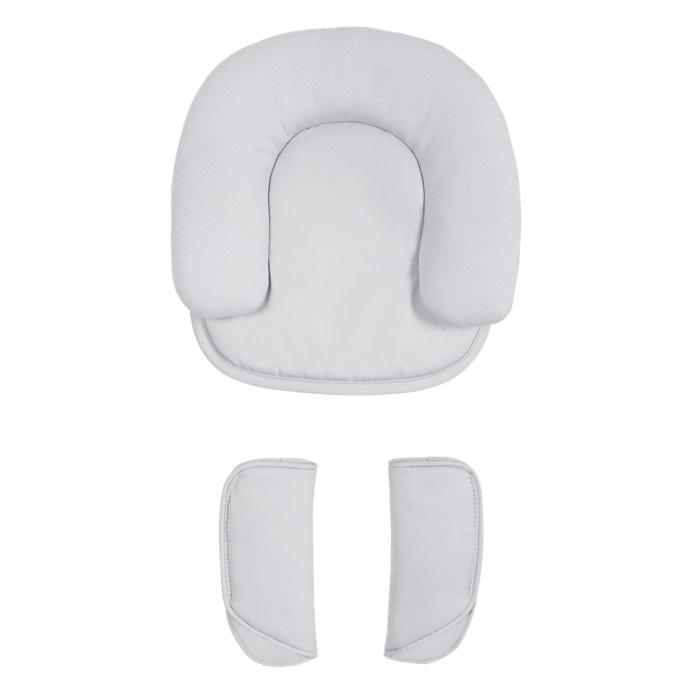 Maclaren Headhugger & Shoulder Pads Set - Perfekt für kleinere und neugeborene Babys. Bieten Sie Ihrem Baby maximale Kopfstütze und maximalen Komfort. Erhältlich in silber