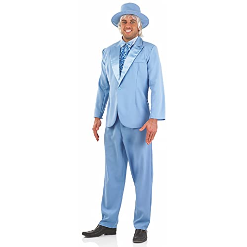 Fun Shack Blaues Film Charakter Kostüm, Blauer Anzug, Karneval Fasching - XL
