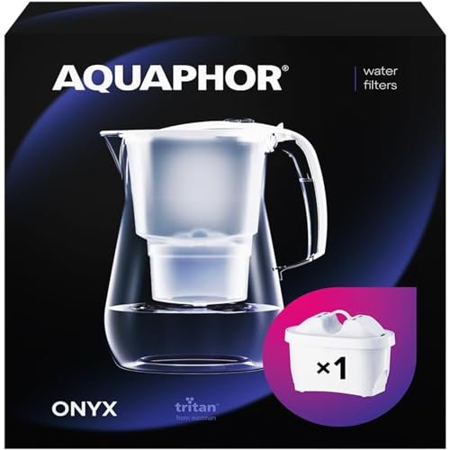 AQUAPHOR Onyx MAXFOR+ Wasserfilter, Kunststoff, weiß, 27.85