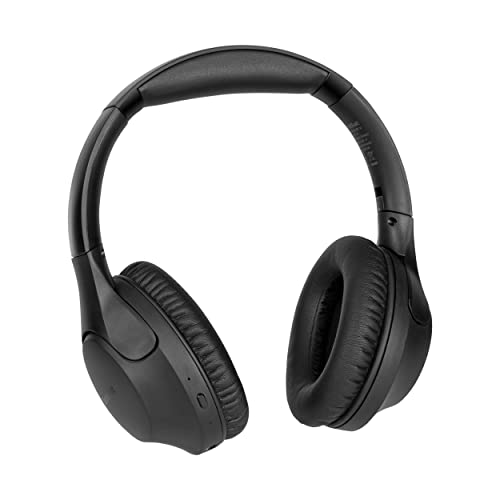TechniSat STEREOMAN 3 BT – kabelloser Bluetooth-Kopfhörer (Stereo, Bass Boost, Akku, bis zu 60 Stunden Laufzeit, Mikrofon, Sprach-/Musiksteuerung, weiche Ohrpolster, anpassbare Kopfhörerlänge) schwarz