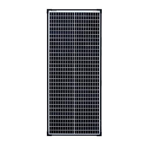 enjoy solar 80W 36V Monokristallines Solarmodul, 182mm Solarzellen 10 Busbars Solarpanel ideal für Wohnmobil, Balkonanlage, Gartenhäuse, Boot