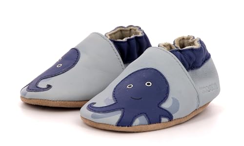 Robeez Wild Octopus, Babyschuhe, Blau, 21/22 EU, blau, 21/22 EU