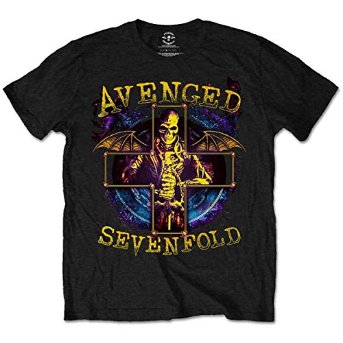 Avenged Sevenfold Herren Stellar T-Shirt, Schwarz, M