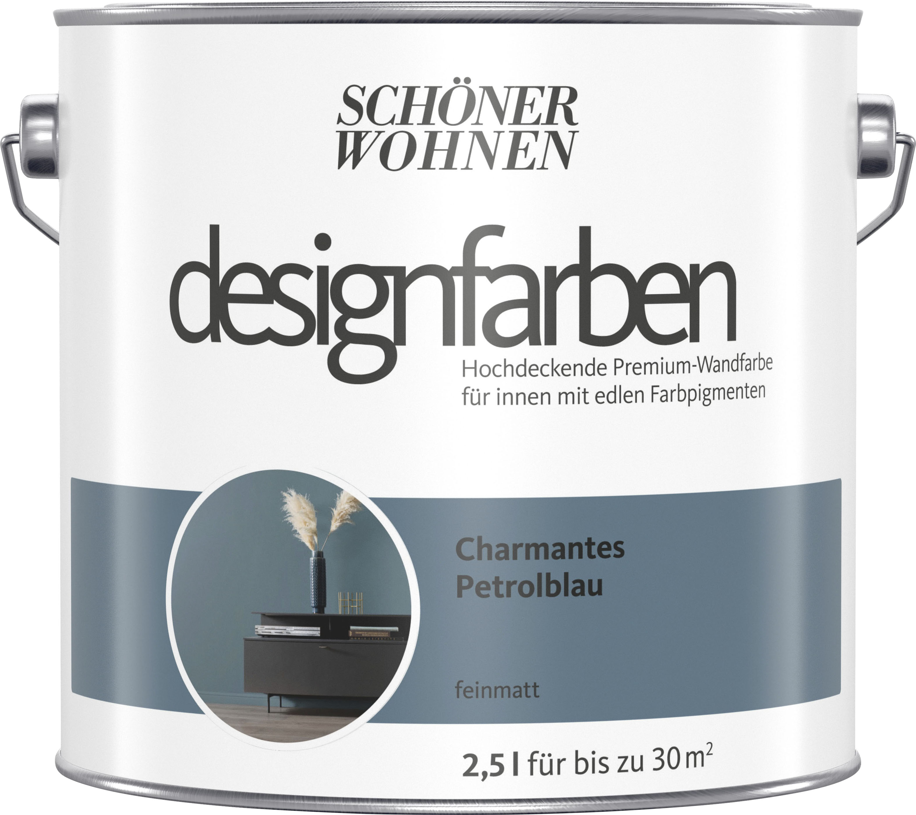 SCHÖNER WOHNEN-Kollektion Wand- und Deckenfarbe "Designfarbe", Hochdeckende Premium-Wandfarbe