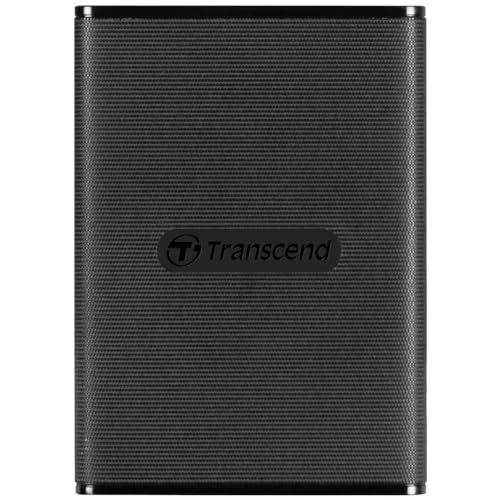 Transcend ESD270C - SSD - 2 TB - extern (tragbar) - USB 3.1 Gen 2 (USB-C Steckverbinder) - 256-Bit-AES - Schwarz