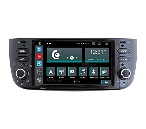 Personalisiertes Autoradio für FIAT Punto Evo Android GPS Bluetooth WiFi USB DAB+ Touchscreen 6.2" 8core Carplay AndroidAuto
