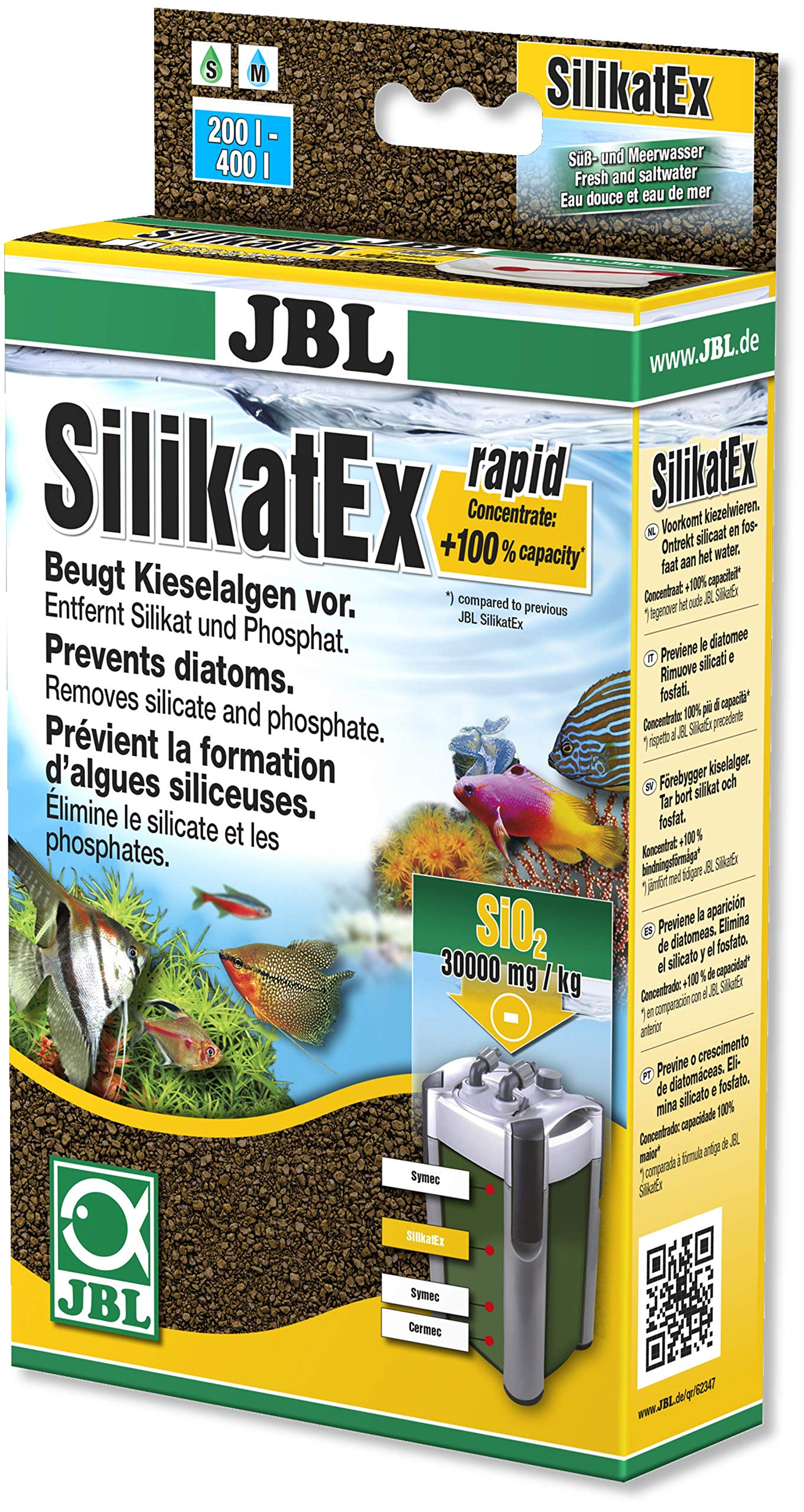 JBL SilikatEx Rapid 62347 Filtermaterial zur Entfernung von Silikat, 1 Stück (1er Pack)