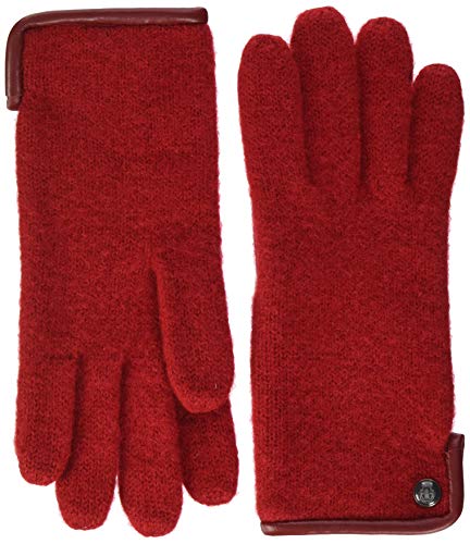 Roeckl Damen Klassischer Walkhandschuh Handschuhe, Rot (Red 450), 7