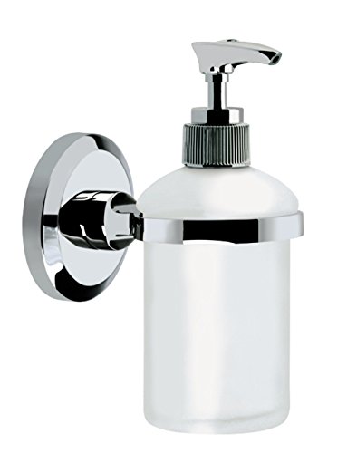 Bristan Solo SO Soap C Seifenspender Wand montiert Seifenspender aus mattiertem Glas, verchromt