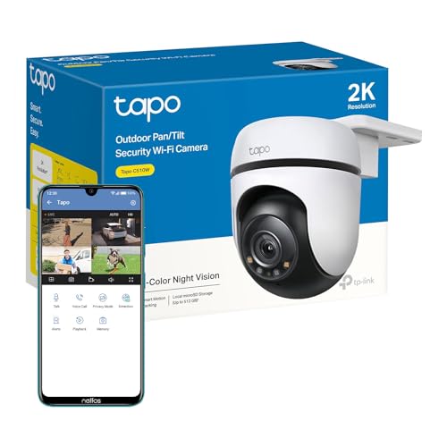 Tapo C510W Kuppel IP-Sicherheitskamera Innen & Außen 2304 x 1296 Pixel Zimmerdecke