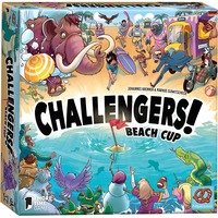 Pretzel Games | Challengers! Beach Cup | Kennerspiel |Kartenspiel | 1-8 Spieler | Ab 8+ Jahren | 45 Minuten | Deutsch