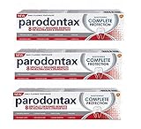 Parodontax Komplettschutz Aufhellung Zahnpasta-Set, 3 x 75 ml