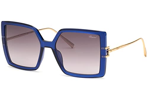 Chopard Damen Sch334m Sonnenbrille, Blau (Transp.Blue), 54