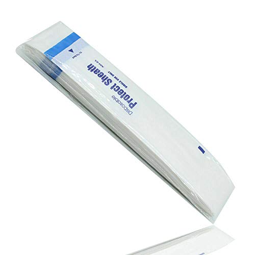 Lightakai Dental Einweg-Schutzhülle für intraorale Kameras,Einweg-Hülse Oral Kamera Hygiene Sleeves Sheath Kamerahülle Cover für 5,0 Megapixel (2PCS)