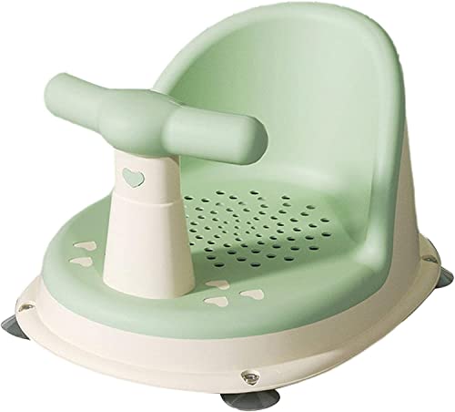 Baby-Badewannensitz mit weicher Haptik, für Babys, Kleinkinder, Badesitz, Baby-Badesessel für Badewanne, niedliche Form, Babyparty-Stühle (grün)