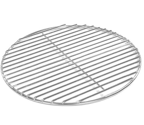 Grillrost Ø 34,5 cm aus Edelstahl rostfrei und elektropoliert 4mm für Grill rund, Kugelgrill, Feuerschalen Grillschalen Rundgrill