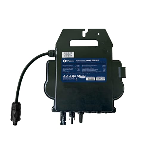 APsystems EZ1-SPE 400W Mikrowechselrichter mit WLAN & Bluetooth, PV VDE Zertifiziert, Plug & Play Wechselrichter ideal für Balkonkraftwerk